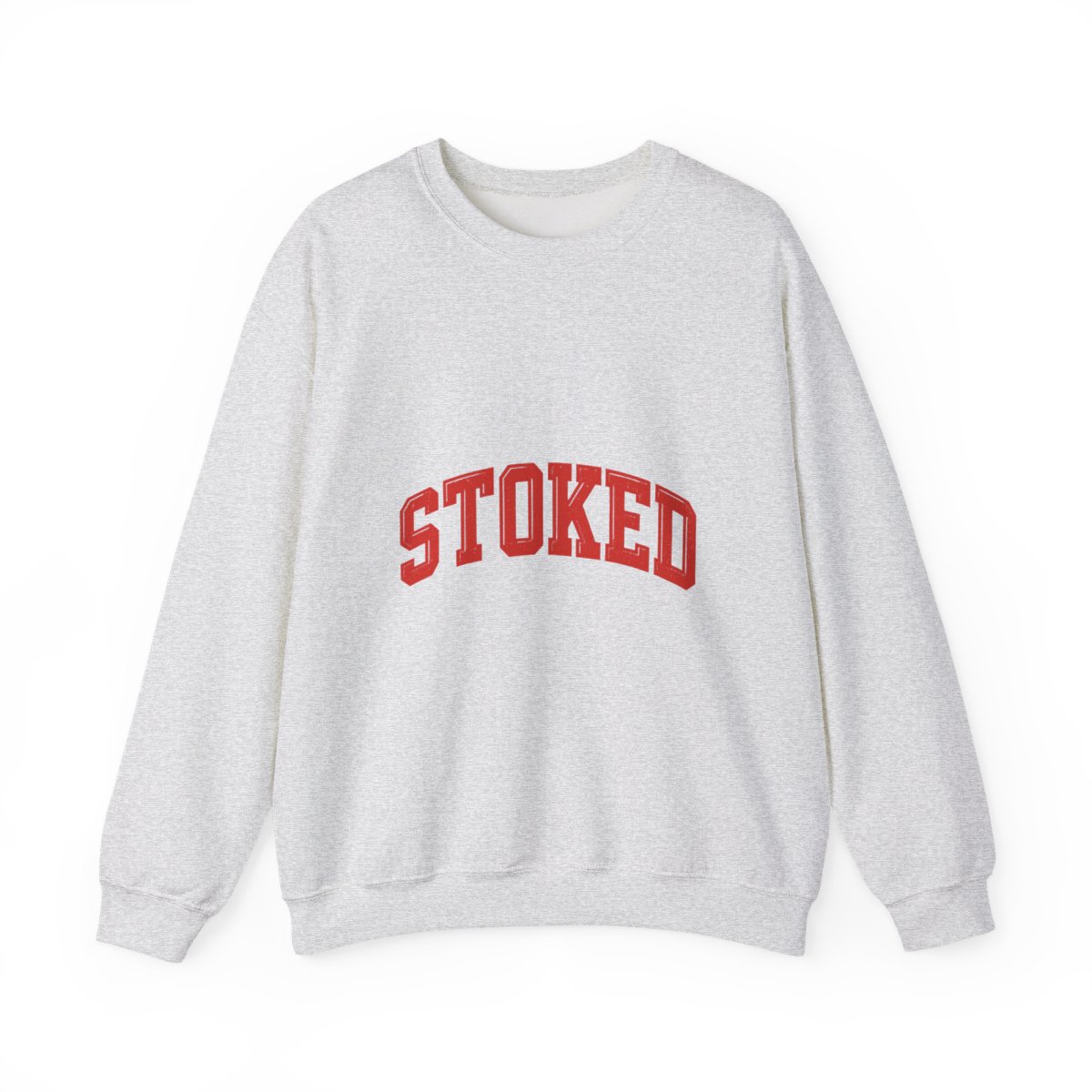 Stoked Vibes Graphic Crewneck Sweatshirt
