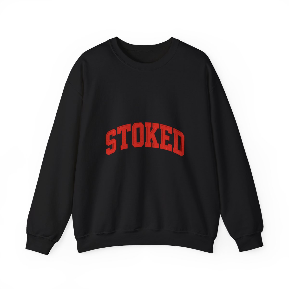 Stoked Vibes Graphic Crewneck Sweatshirt